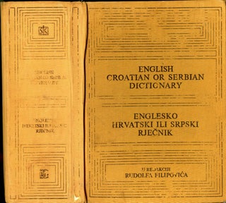 Item #049482 English - Croatian or Serbian Dictionary. Englesko - Hrvatski ili Srpski Rjecnik....