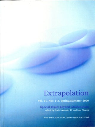 Item #049504 Extrapolation vol 61 nos 1-2, spring/summer 2020: Special Issue: Beyond...