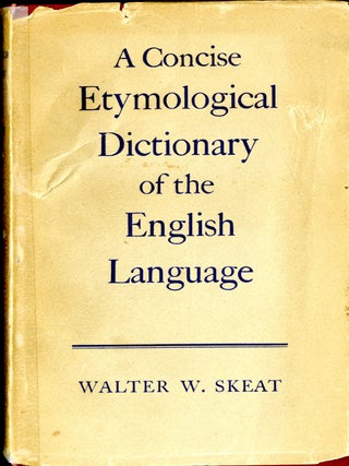 Item #049505 A Concise Etymological Dictionary Of the English Language (New & Corrected...