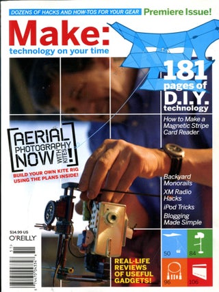 Item #049583 Make: technology on your time. Premier Issue. Mark Frauenfelder