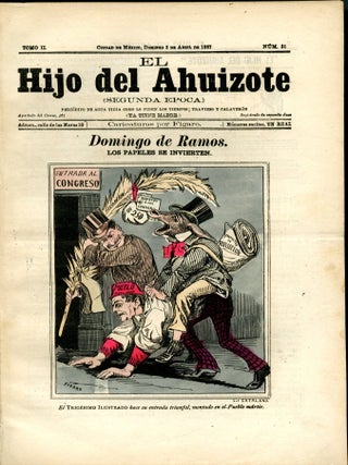 Item #049684 El Hijo del Ahuizote (Segunda Epoca, Tomi II) Numero 1-64 (complete). Manuel...