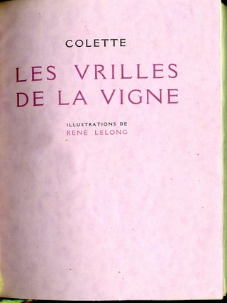 Les Vrilles de la vigne