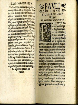 Pauli Orosii Presbyteri Hispani Viri Doctissimi, Adversus Paganos (Quos Vocant) Historiarum Libri Septum