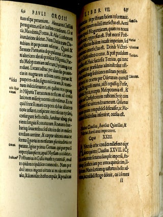 Pauli Orosii Presbyteri Hispani Viri Doctissimi, Adversus Paganos (Quos Vocant) Historiarum Libri Septum