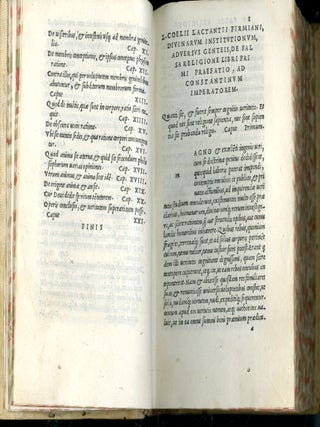 Divinarum Institutionum Libri Septem (Institutiones Divinae); Apologeticus