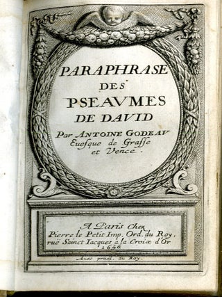 Paraphrase des Pseaumes de David, en vers françois