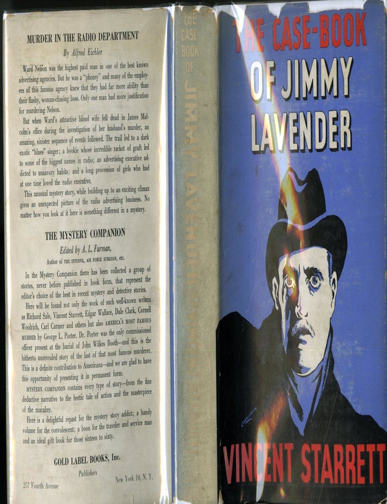 Item #049807 The Case Book of Jimmy Lavender. Vincent Starrett.