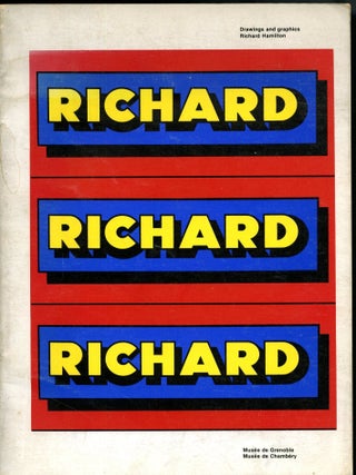 Item #049884 Richard Hamilton: Drawings and Graphics. Richard Hamilton