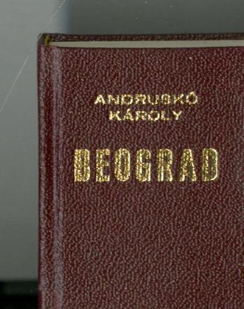 Item #2000101 Beograd [Miniature Travel Volume of Belgrade in Woodcuts]. Karoly Andrusko.