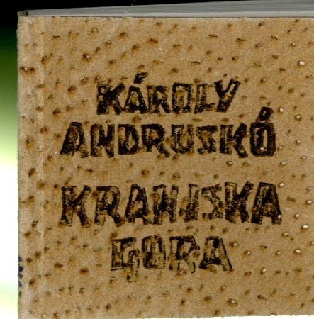 Item #2000109 Kraniska Gora [Miniature Travel Volume of the Julian Alps region of Slovenia in Woodcuts]. Karoly Andrusko.