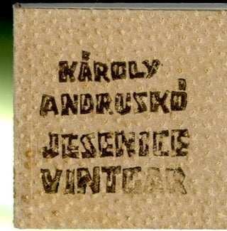 Item #2000110 Jesenice Vintgar [Miniature Travel Volume of Slovenia in Woodcuts]. Karoly Andrusko