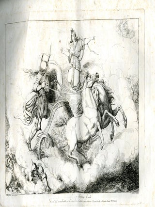 Eight Engravings Depicting Scenes from La Secchia Rapita (The Bucket Kidnapped, 6 engravings) by Alessandro Tassoni (1565-1635) & Gerusalemme Liberata (Jerusalem Delivered) by Torquato Tasso