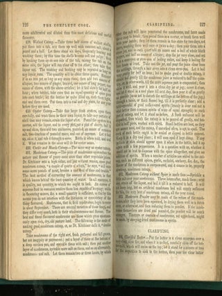 The Complete Cook. Plain and Practical Directions for Cooking and Housekeeping; With Upwards of Seven Hundred Receipts
