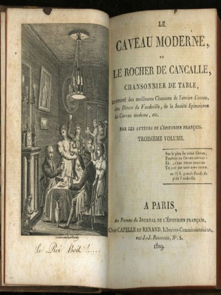 Le Caveau Moderne, ou le Rocher de Cancalle, Chansonnier de Table