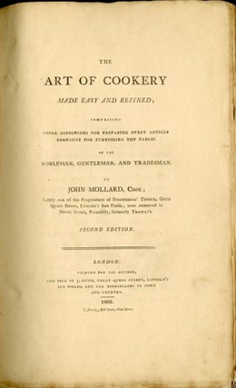 The Art of Cookery Made Easy and Refined