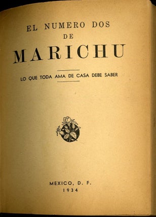 El Numero Dos de Marichu: Lo Que Toda Ama de Casa Debe Saber