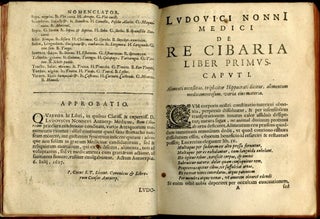 Diaeteticon sive de re Cibaria Libri IV. Nunc Primum Lucem Vidit