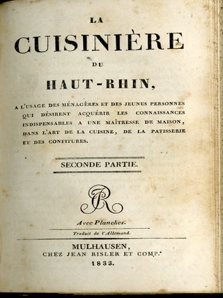 La Cuisinière du Haut-Rhin