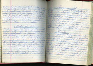 Mid 20th century Mexican Manuscript Cookbook