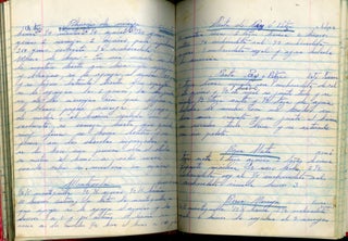 Mid 20th century Mexican Manuscript Cookbook