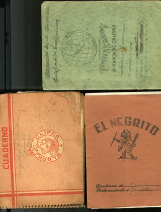 Item #CAT000404 Three Mid 20th century Mexican Manuscript Cookbooks. Maria G. de la Parra