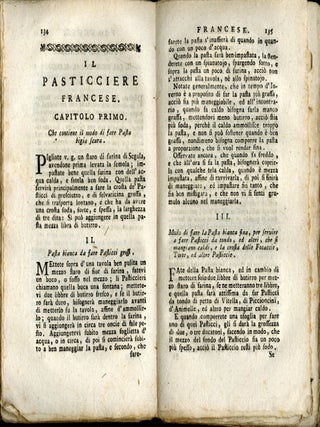 Il Cuoco Francese, ove viene insegnata la maniera di condire ogni sorta di vivande, e di fare ogni sorta di Pasticcierie, e Confetti
