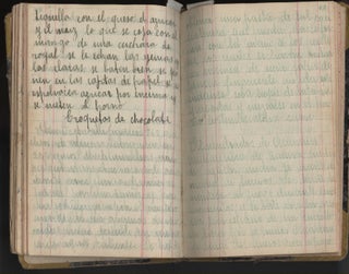 Early 20th Century Mexican Manuscript Cookbook