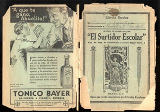 Mexican Manuscript Cookbook ca. 1930s “Cocina y reposteria”. Natalia H. Vda de O.
