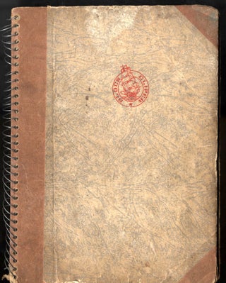 Item #CAT000468 Mexican Manuscript Cookbook mid century. anon