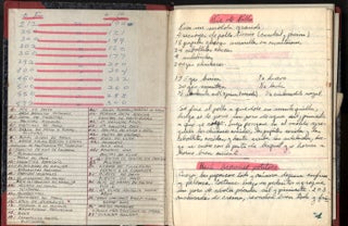 Mexican Manuscript Cookbook ca 1950s