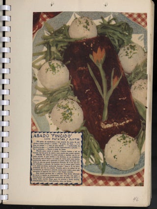 Archive of typed and collected recipes from a prominent Mexican politician and ambassador