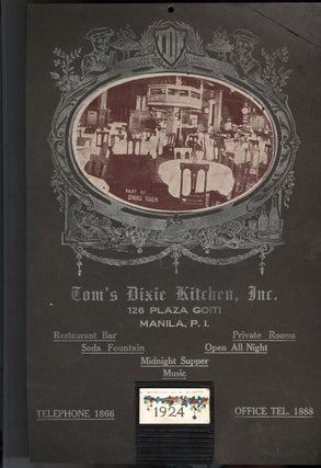 Item #CAT000486 Tom's Dixie Kitchen, Manila.: Display Board and Calendar