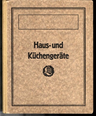 Item #CAT000489 Haus- und Küchengeräte [kitchen equipment and utensil catalog