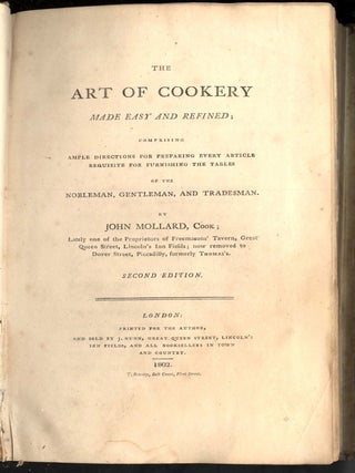 The Art of Cookery Made Easy and Refined