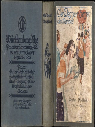 Item #CAT000549 Ansbacher Geschenk-Kochbuch für junge Ehen. Der Weg Zum Herzen des Mannes. anon