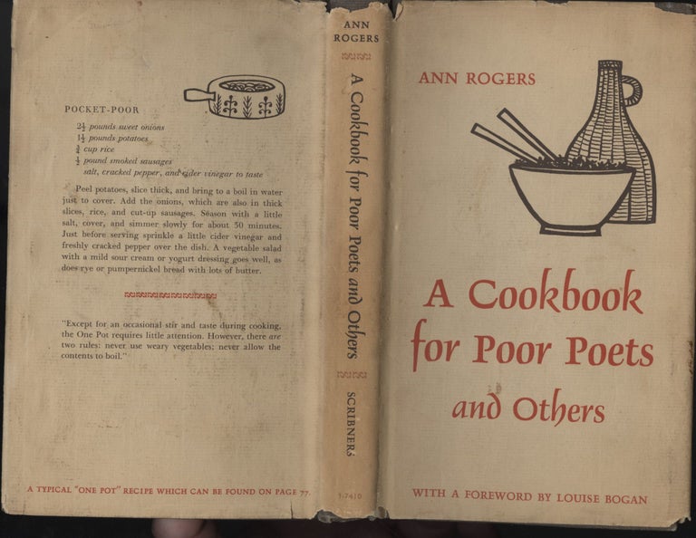 Item #CAT000630 A Cookbook for Poor Poets and Others. Rogers Ann.