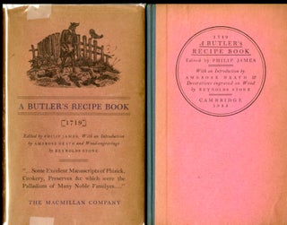 Item #CAT000634 A Butler's Recipe Book [1719]. Philip James, Thomas Newington