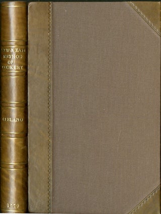 Item #CAT000639 A New and Easy Method of Cookery. Cleland Elizabeth