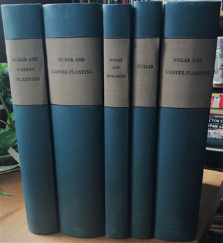 Item #CAT000653 British Government Reports on Sugar and Coffee, 5 bound volumes [Report from the...