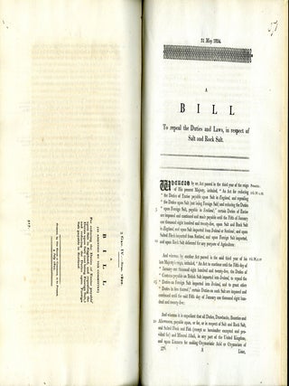 Item #CAT000658 Bill for Altering and Amending the Laws of Excise with Respect to Salt and Rock...
