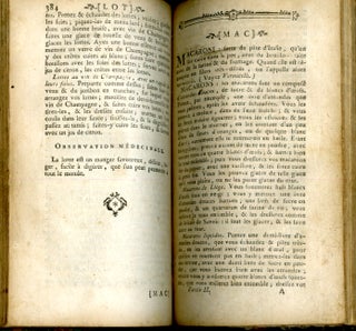 Dictionnaire Portatif de Cuisine, D'Office, et de Distillation