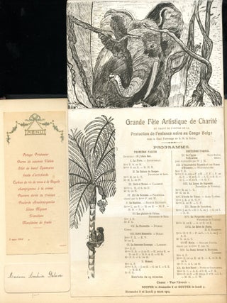 Menu scrapbook, Belgian 1906-1922