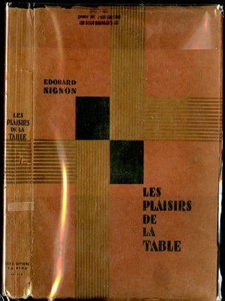 Item #CAT000684 Les Plaisirs de la Table. Nignon Édouard