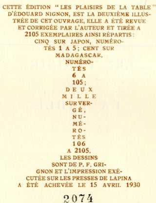 Les Plaisirs de la Table