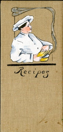 Item #CAT000702 Recipes [clothbound folder with bound in envelopes]. anon