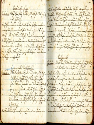 German Manuscript Cookery: Kochbuch der Großerzoglichen Sophienschule Karlsruhe-Baden