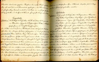 German Manuscript Cookery: Kochbuch der Großerzoglichen Sophienschule Karlsruhe-Baden