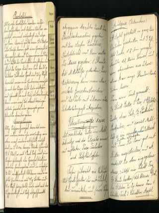 Collection of 20th century German manuscript cookbooks