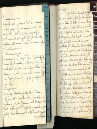 Collection of 20th century German manuscript cookbooks