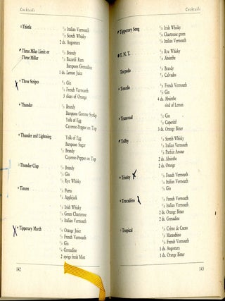 The Barkeeper's Golden Book; The Exquisite Book of American Drinks